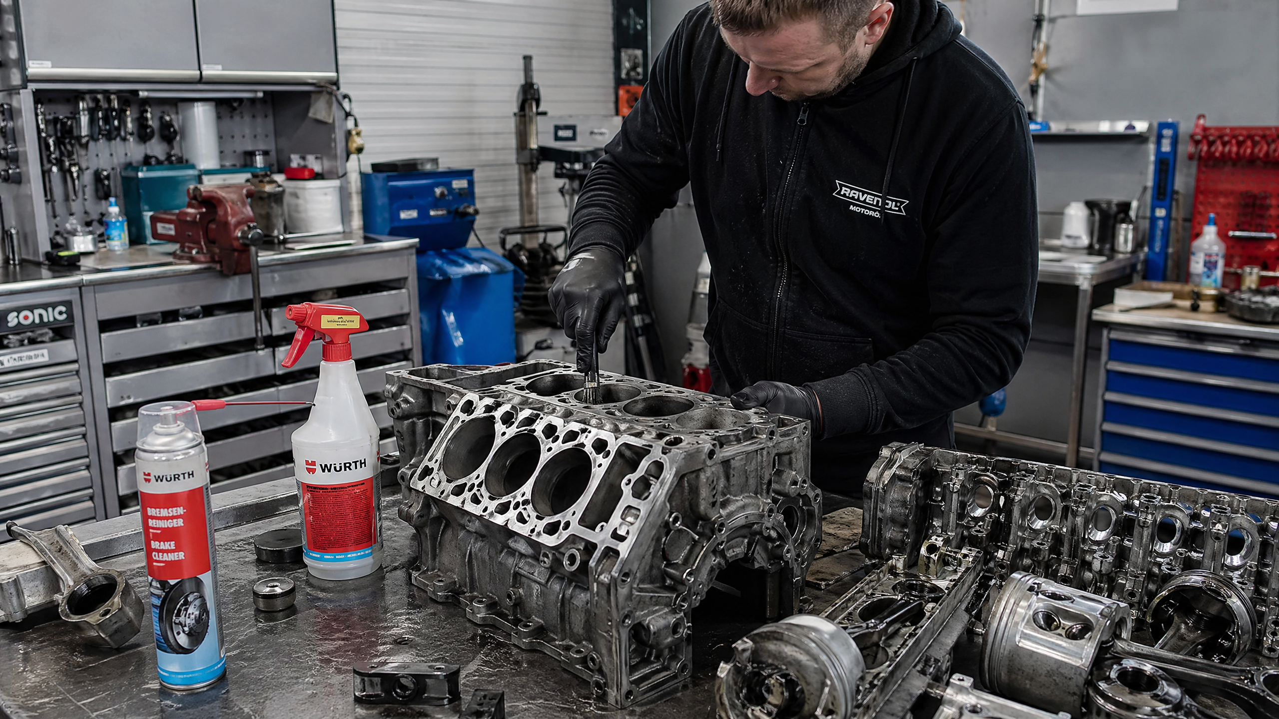 Motorblock reinigen: Schritt-für-Schritt-Anleitung